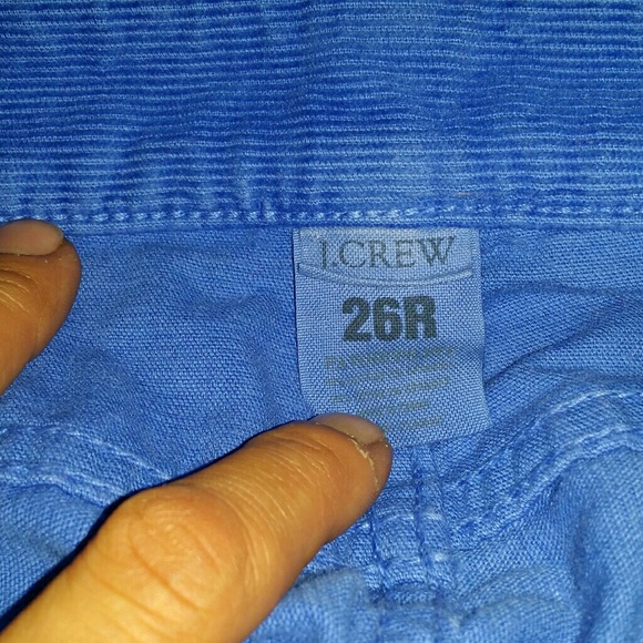 Jcrew royal blue corduroy pants size 26r. - Picture 4 of 8